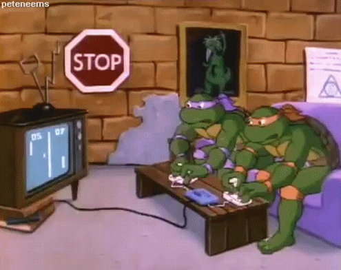 If you found out four anthropomorphic turtles were just hanging out in your sewers what would you think or do?