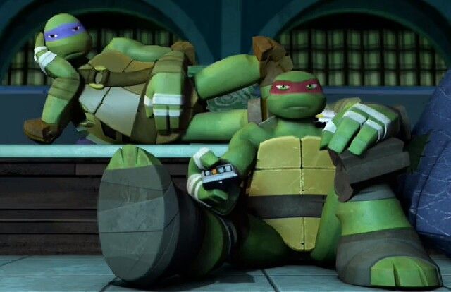 If you found out four anthropomorphic turtles were just hanging out in your sewers what would you think or do?