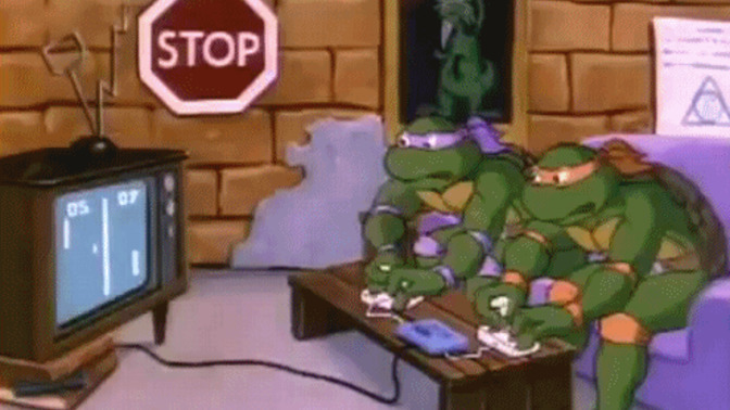If you found out four anthropomorphic turtles were just hanging out in your sewers what would you think or do?