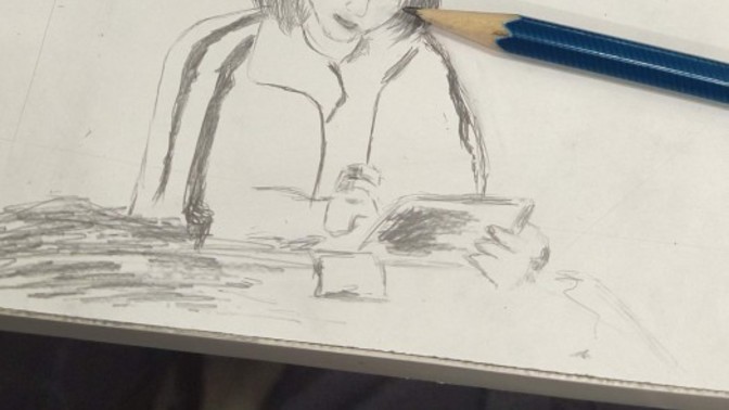 Have you ever drawn anything on the banch when you get bored in class?