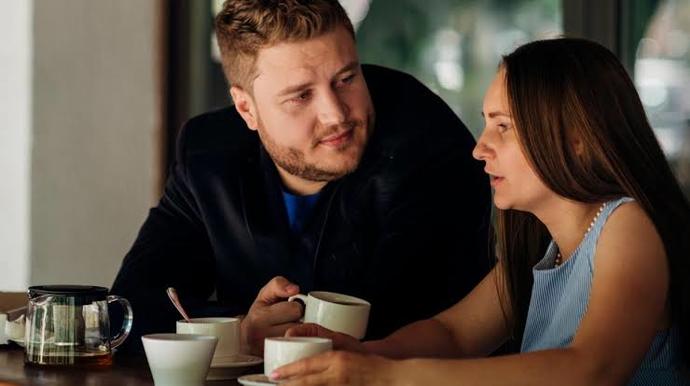 When you two are in a room filled with other people, how often do you catch him staring at you?