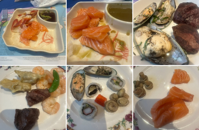 Does this buffet look appetizing?