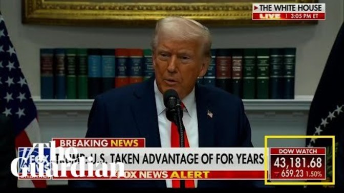 Why is the market reacting so negatively to Trump's implementation of tariffs on Mexico, Canada (and an additional 10%) on China... happening today?