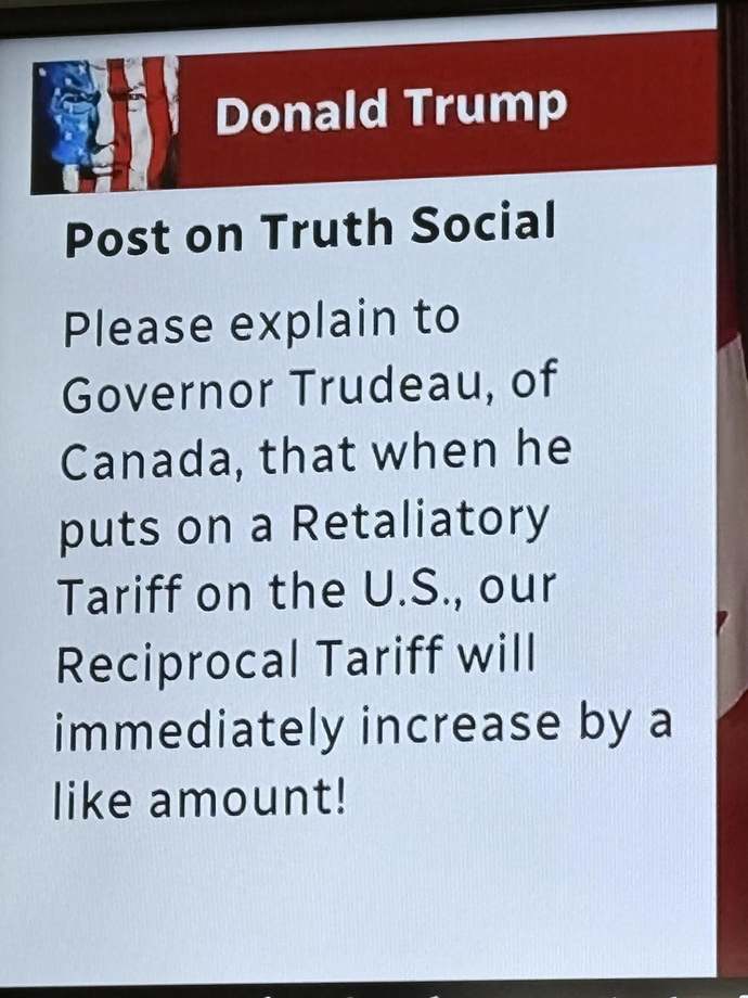 Please tell your fuhrer that tariffs are a tax on you... and maybe you disagree?