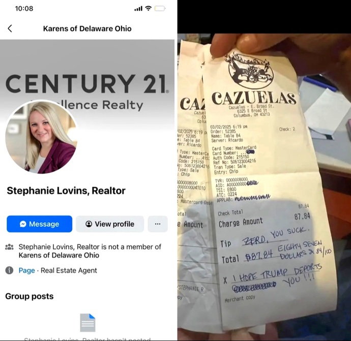 Thoughts: Ohio realtor fired after racist stunt at a Mexican restaurant?