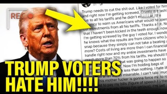 Why are Trump voters turning against Donald Trump?