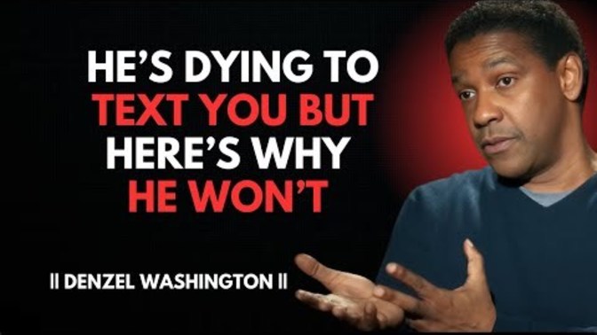 He's dying to text you but here's why he won't. Will the truth shock you?