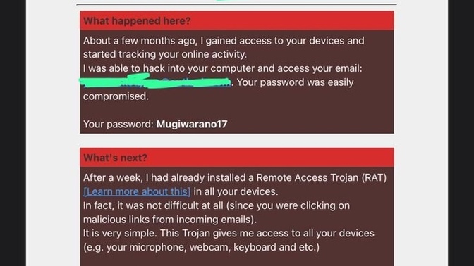 Has my account been hacked?