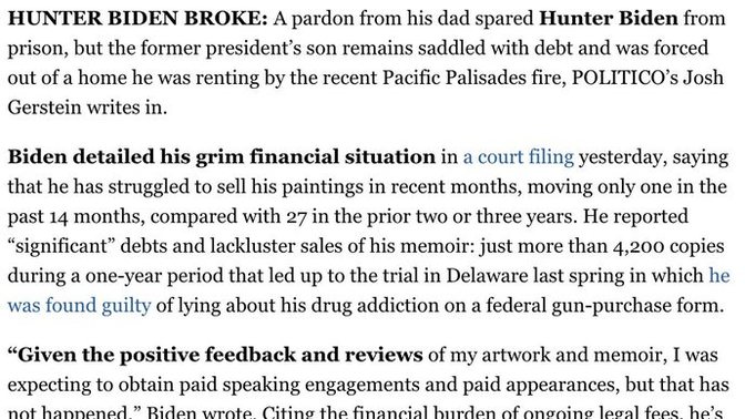 Is it satisfying when the grift is over?