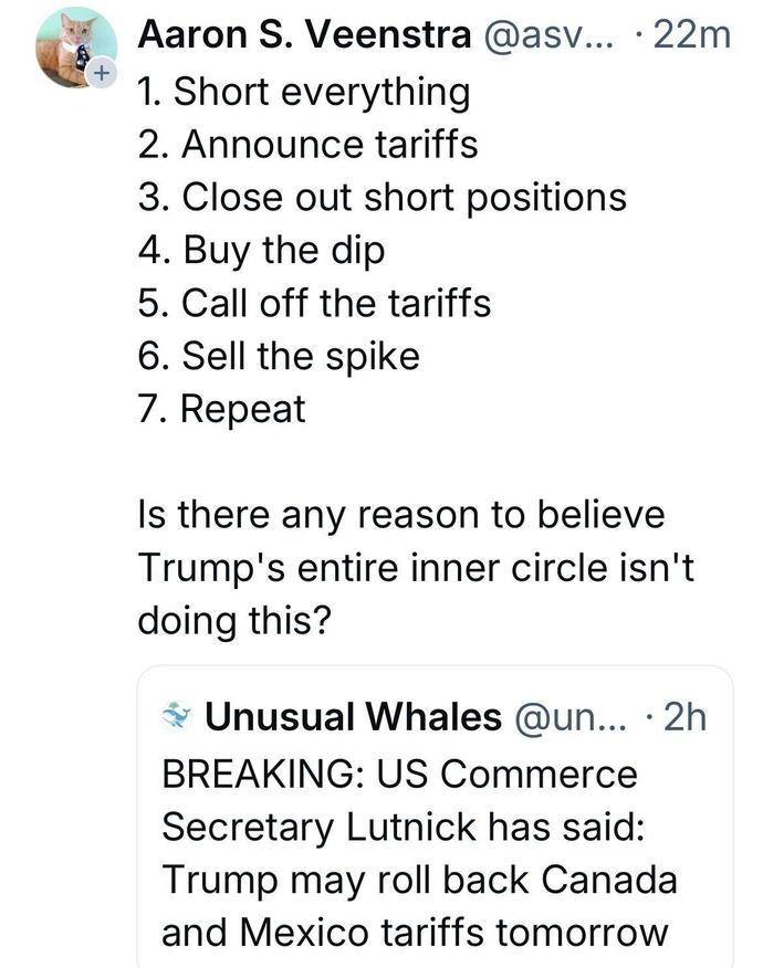 Guys, Trump delays tariffs on many products from Mexico and Canada. Should we boycott American products?