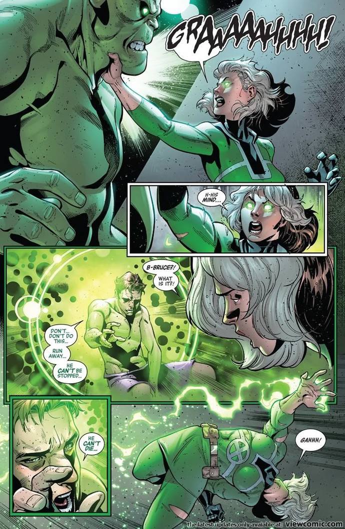 This Rogue truly bloodlusted vs Green Hulk (Bruce Banner). Who wins?