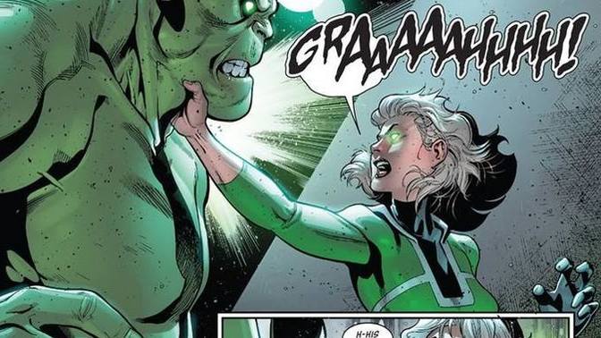 This Rogue truly bloodlusted vs Green Hulk (Bruce Banner). Who wins?