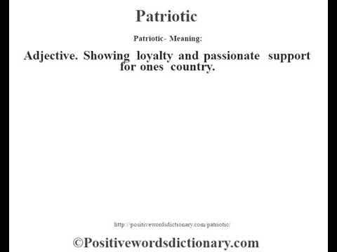 When was the last time you felt patriotic about your country?