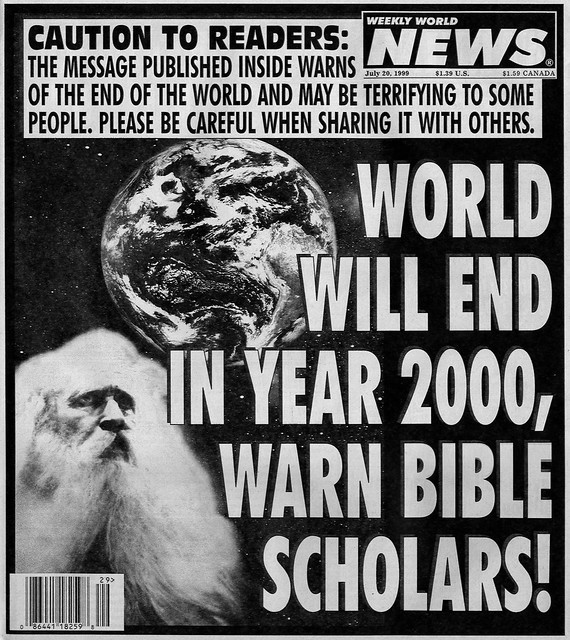 In 1999, did people actually think the world would end in 2000?