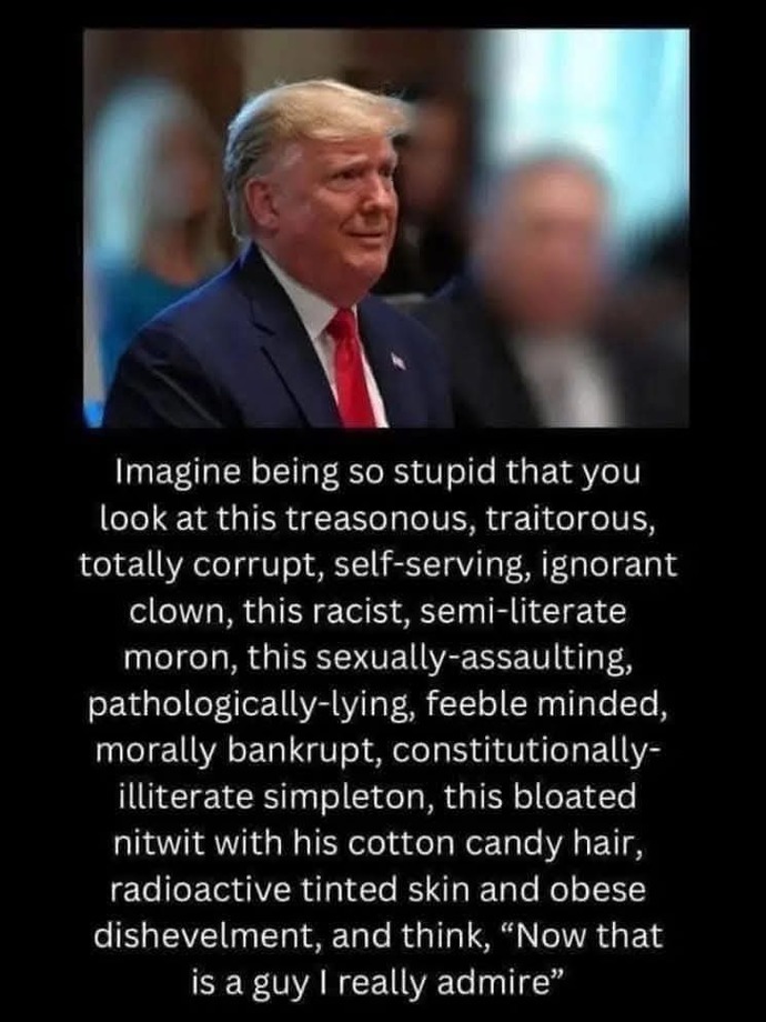 Do you think Trump was warning people that something catastrophic would happen in 4 years?