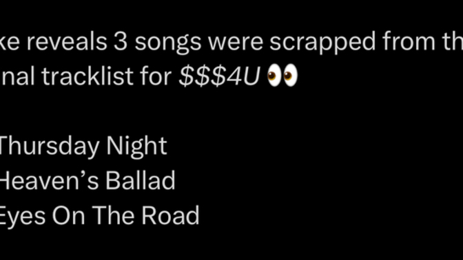 Thoughts on the original tracklist?