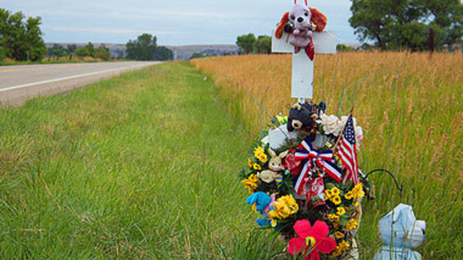 What are you thoughts on roadside or vehicle memorials? Is this a NY, regional, national or international thing? Does road maintenance destroy them?