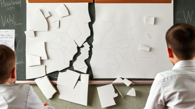 What happens when the department of education is broken up without a funding source on state level?