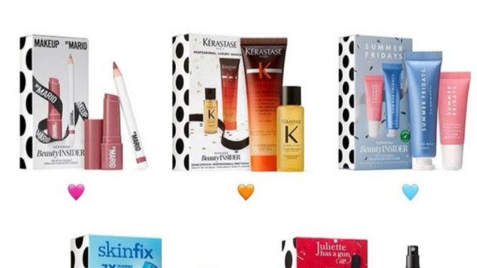Which free birthday gift would you choose from these?