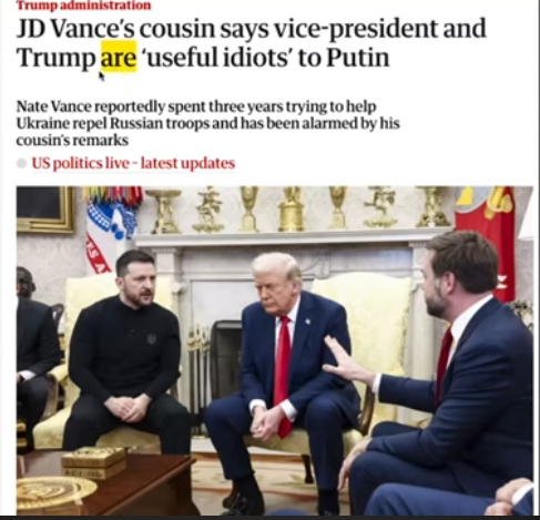 Did you know JD Vance has a cousin on the Ukrainian front lines?