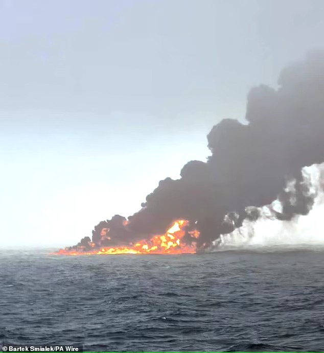American oil tanker blows up, is it foul play?
