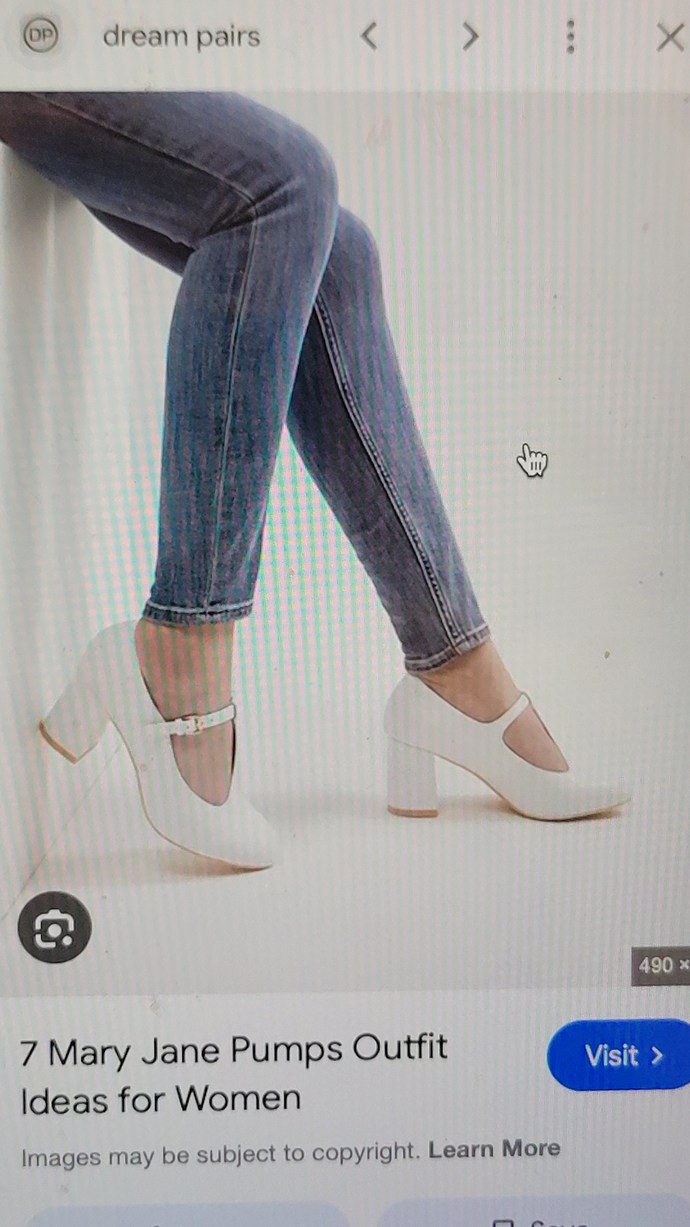 Do you think that Mary Jane White Pumps would be too young looking for me?