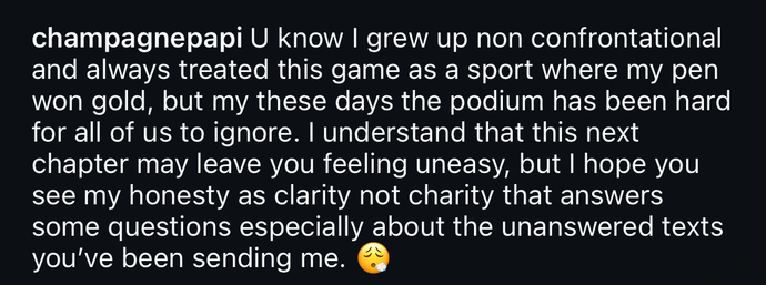 Thoughts on his message?