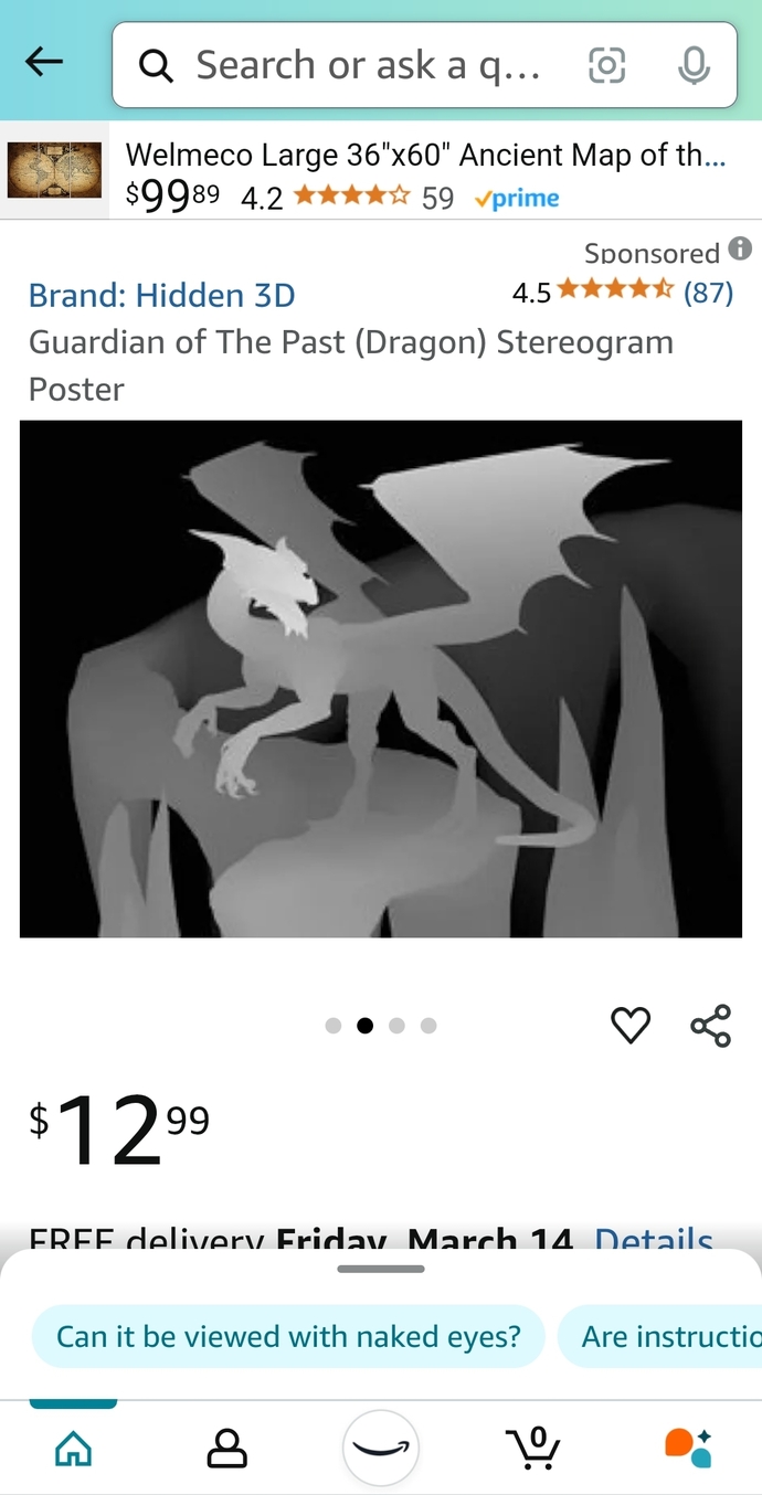 Can you see it? Are you also able to see those 3D images on posters that were popular in the aughts of 2000s? Did you need to practice to see them?