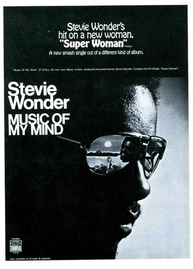 What would you think if you saw these promo ads for a 20-year-old Stevie Wonders new upcoming album in 1972?
