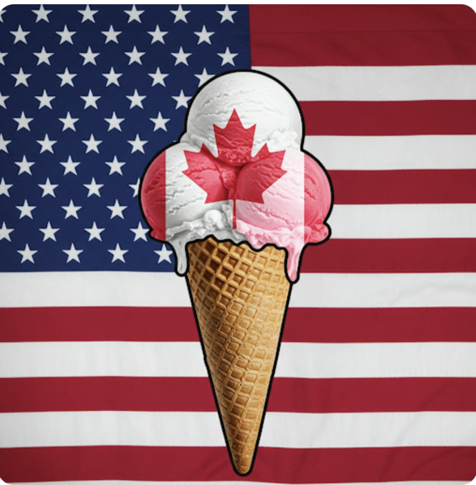 New American/Canadian flag idea?