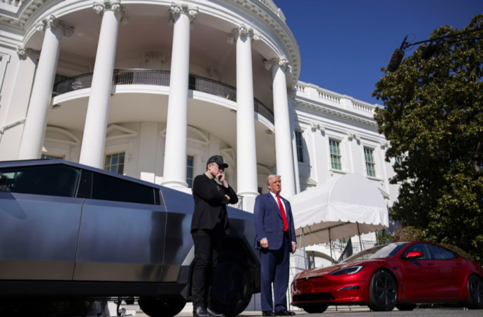 WTH are Trump and Musk doing with this blatant violation of federal regulation using the WH to advertise for Tesla?