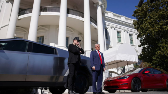 WTH are Trump and Musk doing with this blatant violation of federal regulation using the WH to advertise for Tesla?