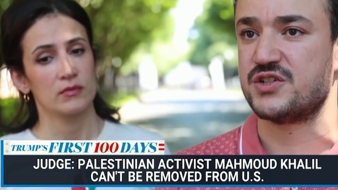 Did the convict Trump have a political protester arrested?