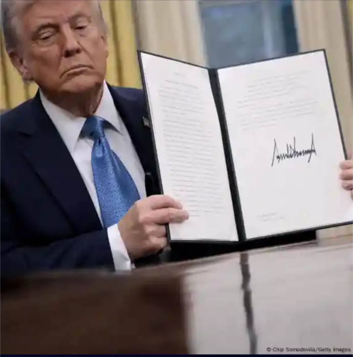 Why would Trump want to cause boycotts around the world against US businesses and products with his tariffs?