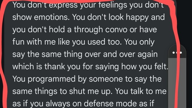 Is this man asking my I won't let him Manipulate me any more?