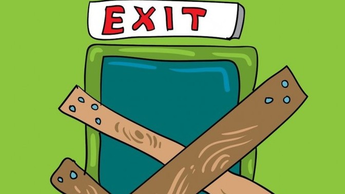 How would you feel & react if your partner locked the door & blocked your way to keep a conversation or argument going when you were trying to leave?