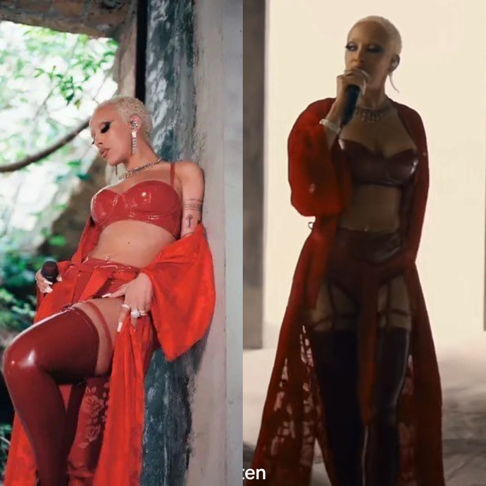 What’s your favorite Doja Cat Scarlet Era Outfit (part 10)?
