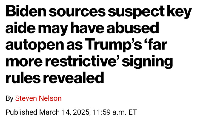 =BREAKING= Documents signed under Biden might be illegal. Was Biden even the one signing, or was someone else calling the shots and forging?