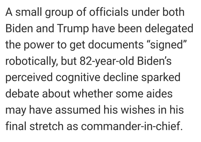 =BREAKING= Documents signed under Biden might be illegal. Was Biden even the one signing, or was someone else calling the shots and forging?