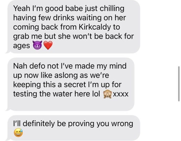 Would you forgive ur fiancè for texting, trying to hook up with your ex friend?