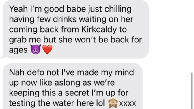 Would you forgive ur fiancè for texting, trying to hook up with your ex friend?