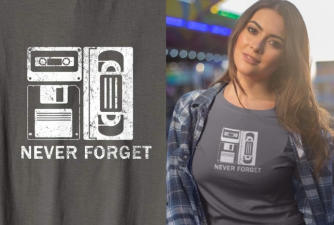 What first comes to mind when you see a woman wearing this t-shirt?