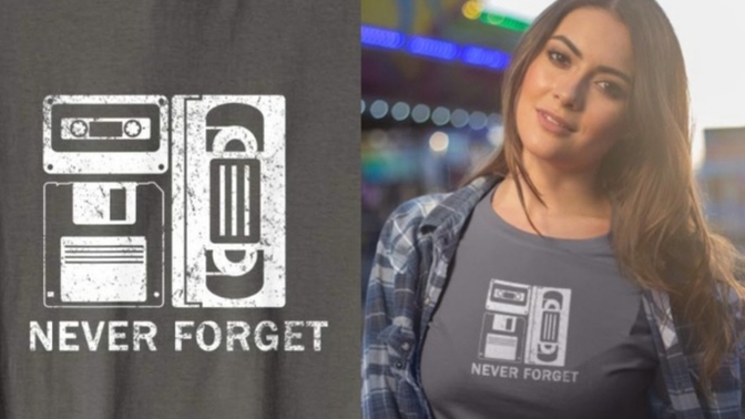What first comes to mind when you see a woman wearing this t-shirt?