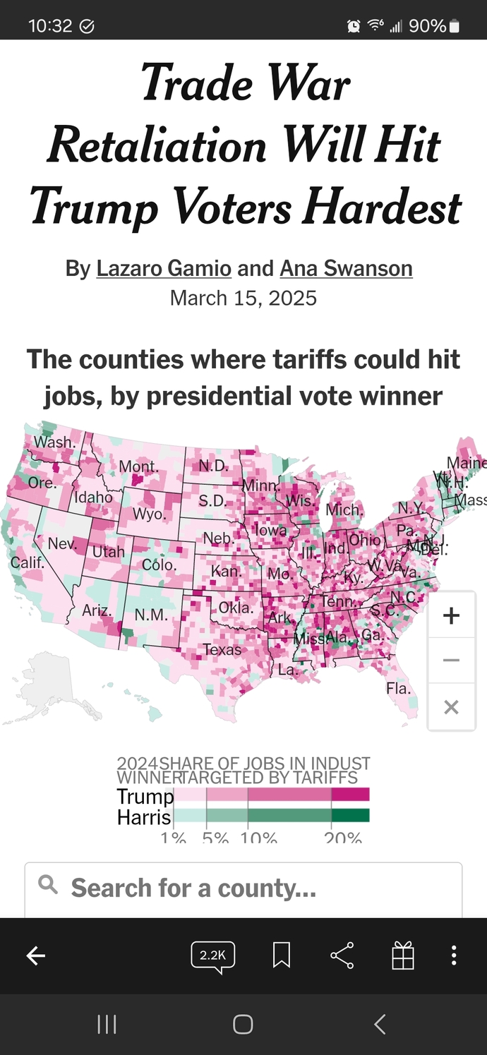 Tarriffs data is in MAGA! 4.5 million jobs lost ON TOP of cuts to social services & infrastructure! Still support him?