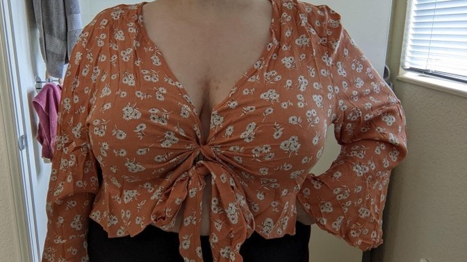 Have you ever worn a tie front shirt?
