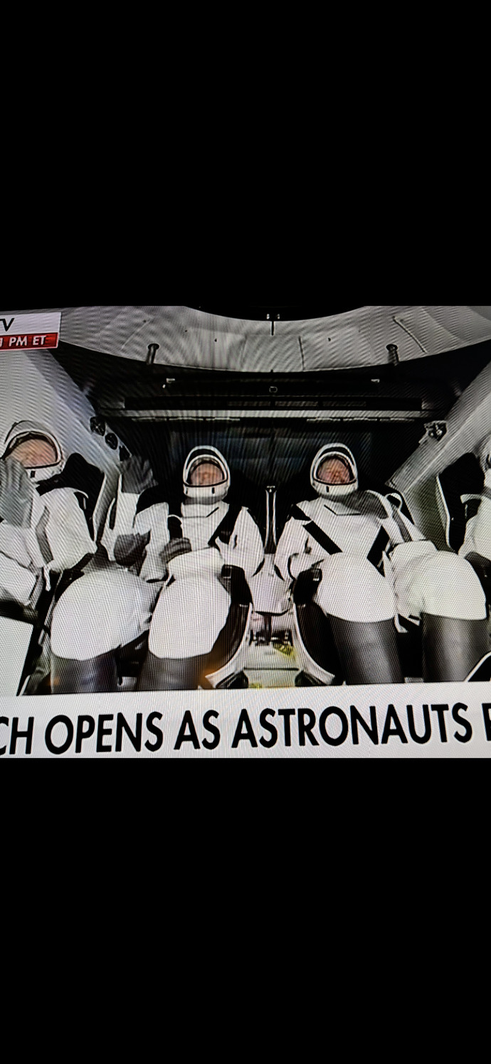 Did you see the Astronauts splash down?