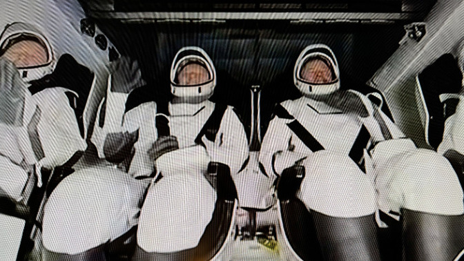 Did you see the Astronauts splash down?
