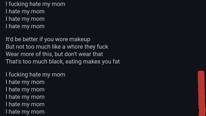 Is it true when parents say you're wearing too much black?