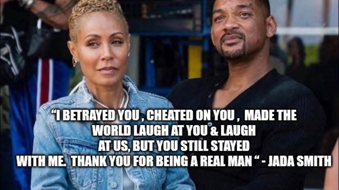 Is Will Smith a real man for staying with Jada after everything?