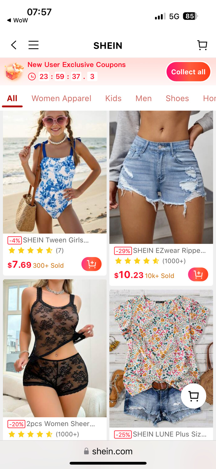 Girls, would you go shopping with me and tell me what you like best?
